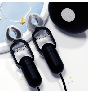GALAKU - Honey Peach Nipple Clamps (Chargeable - Black)